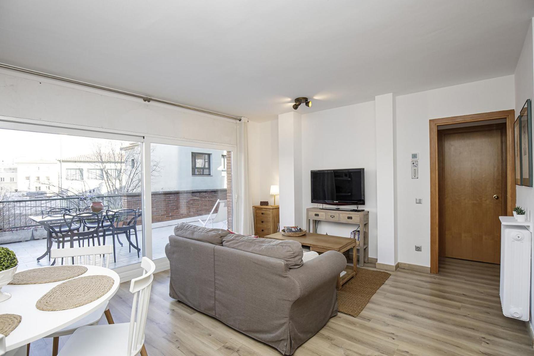 Apartamento Con Gran Terraza En Gerona Exterior foto